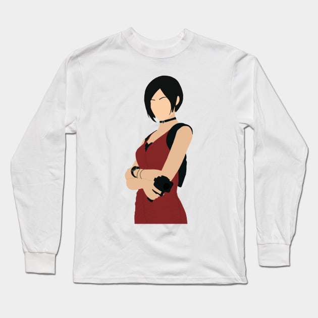 Resident Evil Ada Wong Long Sleeve T-Shirt by senaeksi